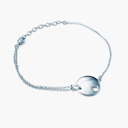 Bransoletka celebrytka serce Savicki: srebrna